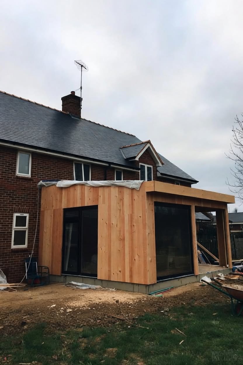 Home addition build
